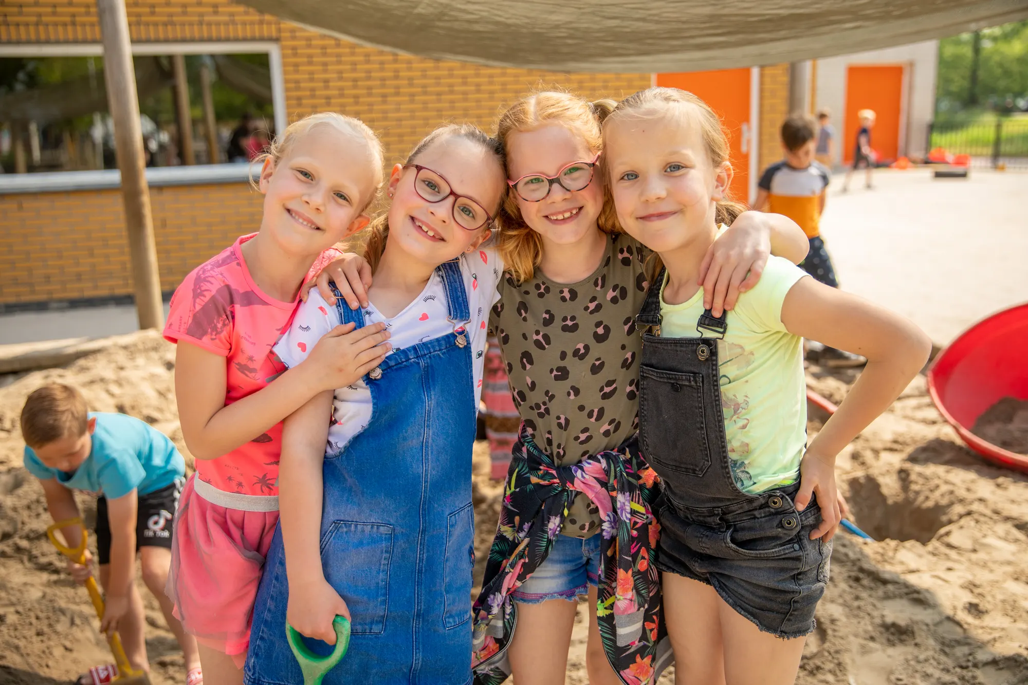 4 leerlingen de wonderboom
